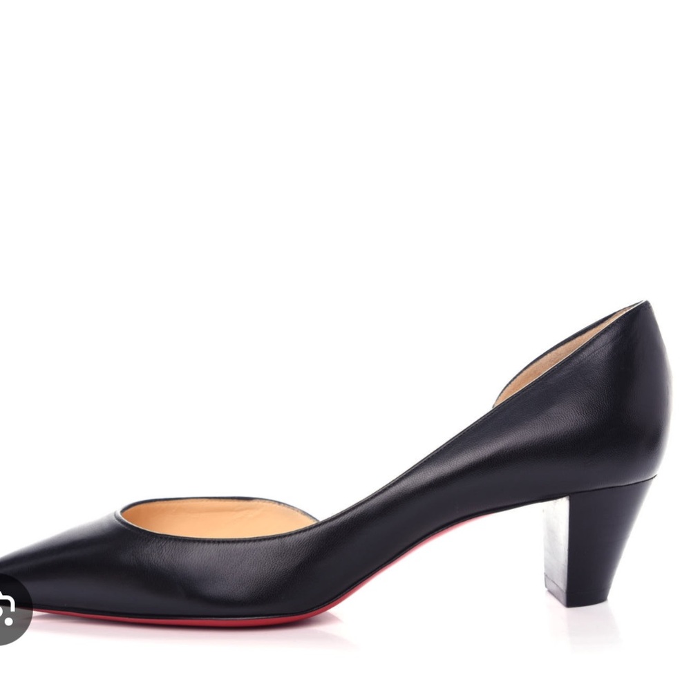 Christian Louboutin kitten Black Heels